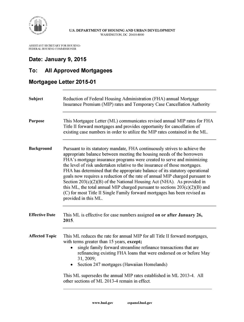 FHA Annual MIP Lowered 2015Jan_Page_1